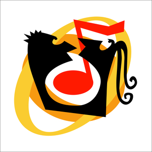Logo Impro Songfestival (wit)